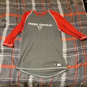 Under armour baseball shirt